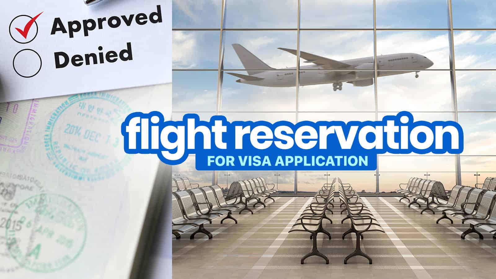 get verifiable flight reservation for visa dummy air