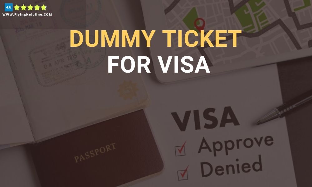 how to book flight reservation for visa application 