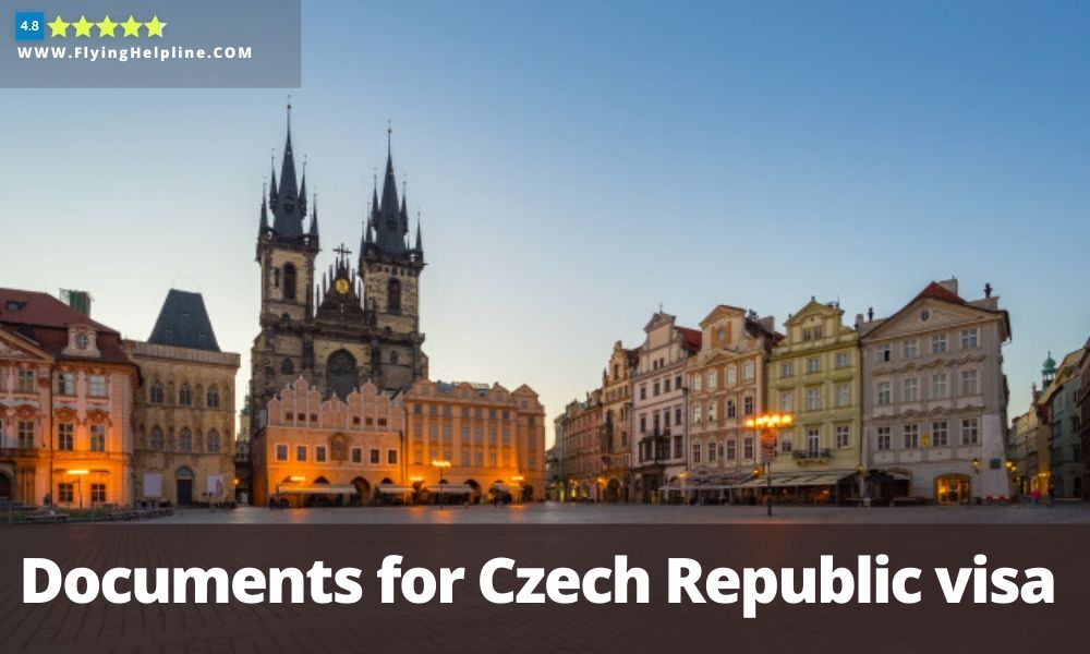 Documents for Apply travel visa in Czech Republic-flyinghelpline