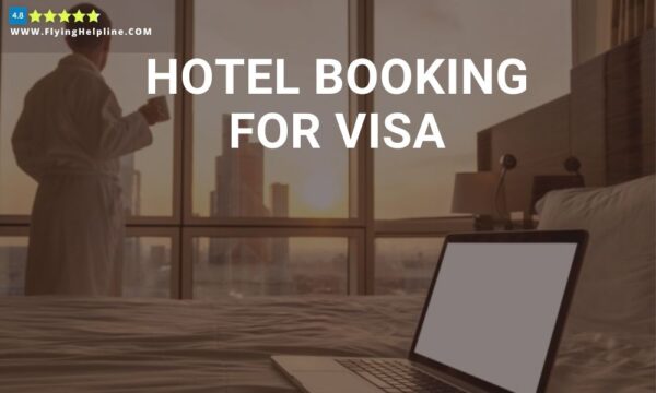 how to book flight reservation for visa application 