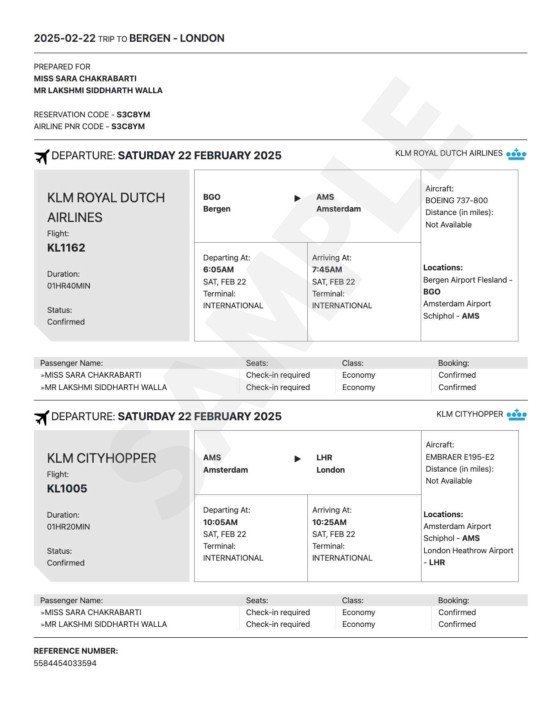 Travel Documentation Assistance - Flying Helpline