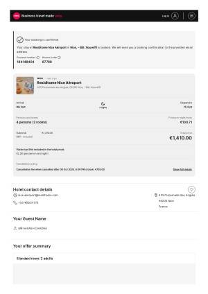Hotel Booking Sample 1
