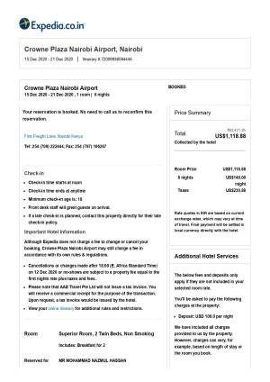 Hotel Booking Sample 2