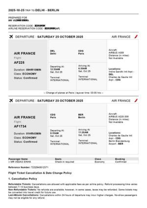 Flight Booking Sample 1