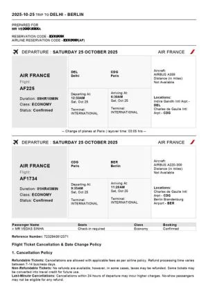 Flight Booking Sample 1